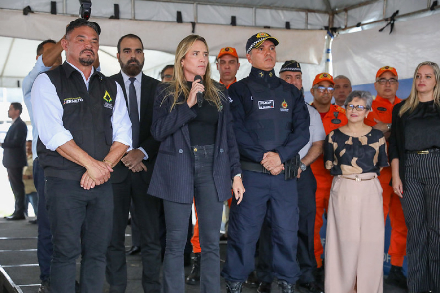 Celina lança operação e reforça segurança no DF