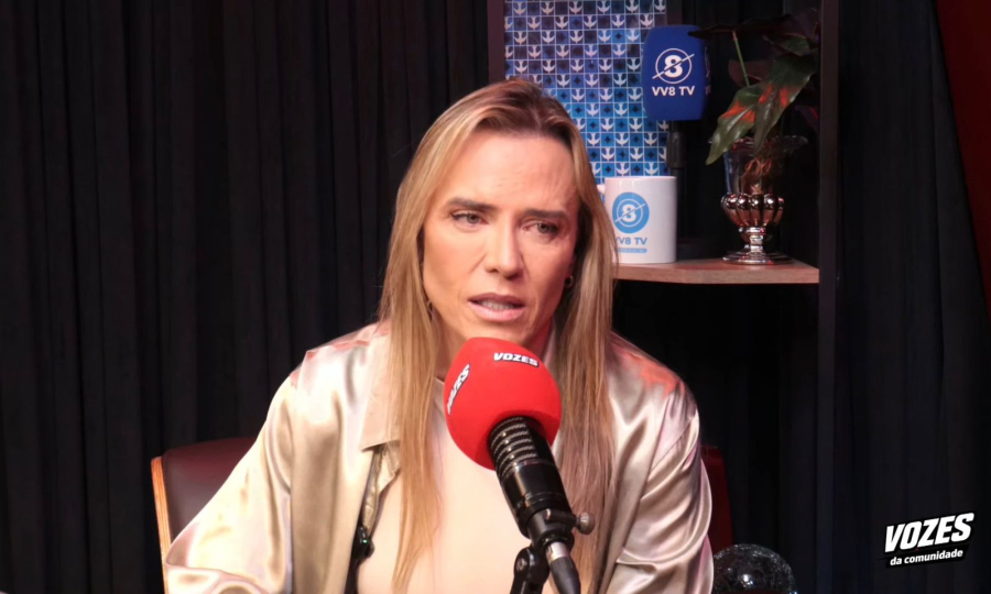 Celina comenta caso BRB ao vivo no programa Vozes da Comunidade