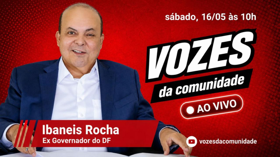 Ibaneis Rocha confirma participação no Vozes da Comunidade neste sábado