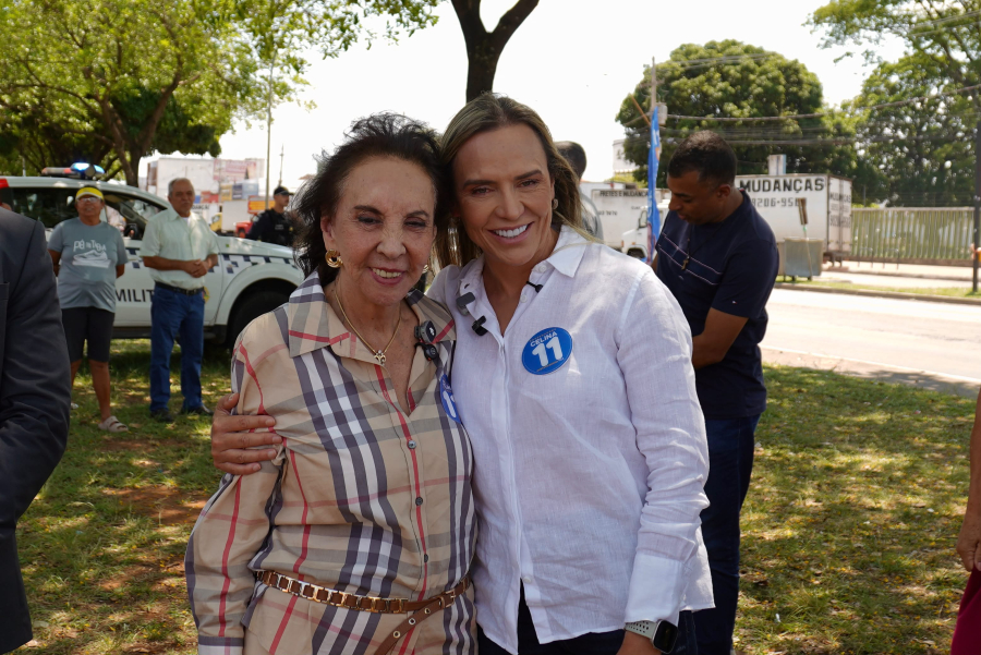 Com promessa de novos hospitais, Celina Leão recebe apoio de Maria de Lourdes Abadia