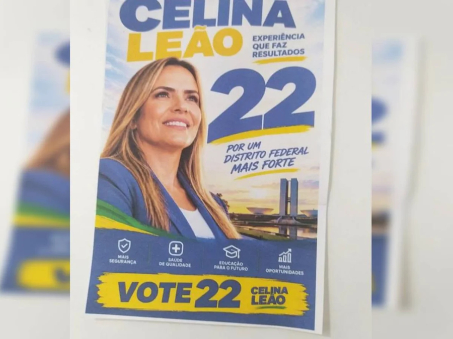 PCDF faz perícia em cartazes falsos de Celina Leão