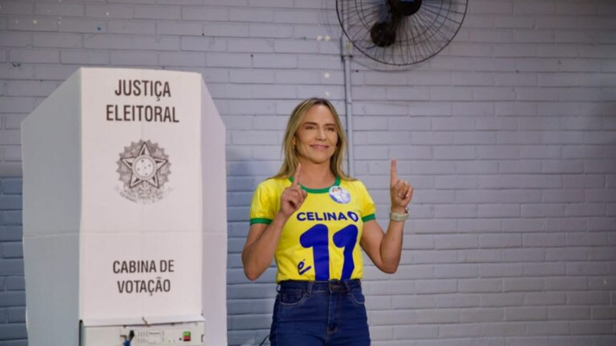 Celina Leão registra voto no Lago Norte no segundo turno do DF